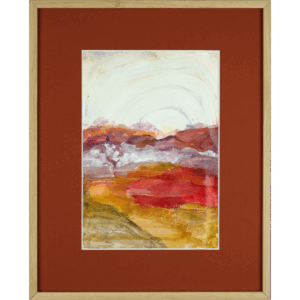 Lever de soleil derrière la montagne